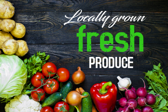 Locally Fresh Grown Produce