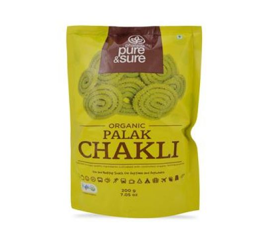 Organic Palak Chakli-200Gms