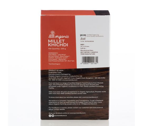 Organic Millet Khichdi-200Grs